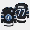 youth lightning victor hedman black 2023 24 alternate premier player jersey