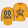 youth nhl custom yellow 2024 nhl all star game premier jersey