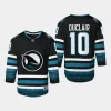 youth sharks anthony duclair black 2023 24 cali fin 3rd alternate replica jersey