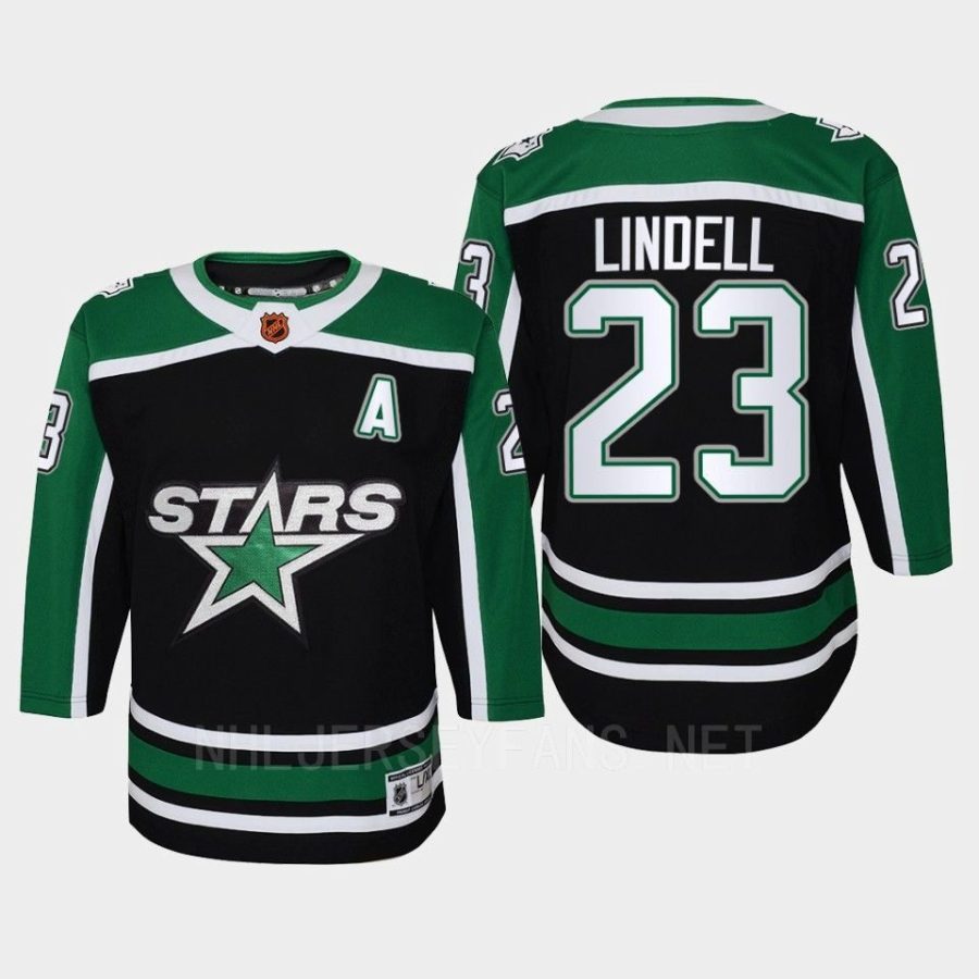 youth stars esa lindell black 2022 special edition 2.0 replica retro jersey