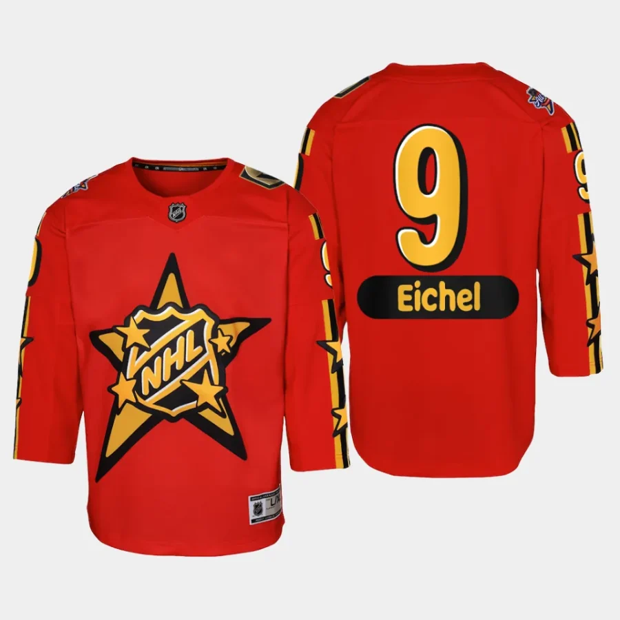 youth vgk jack eichel red 2024 nhl all star game premier jersey