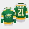 youth wild brandon duhaime green 2023 24 alternate replica player jersey