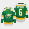 youth wild dakota mermis green 2023 24 alternate replica player jersey