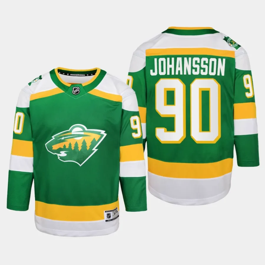 youth wild marcus johansson green 2023 24 alternate replica player jersey